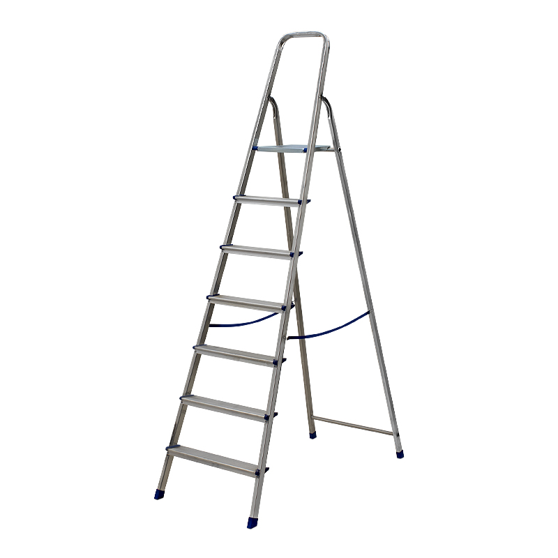 Σκάλα αλουμινίου Framar Ιταλίας χρώμα ασημί 218×52εκ.