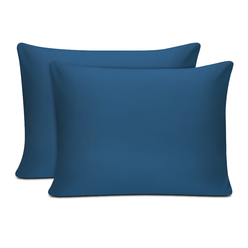 Μαξιλαροθήκες ύπνου Tonne Cotton Box Σετ 2 τμχ χρώμα πετρόλ 50×70εκ.
