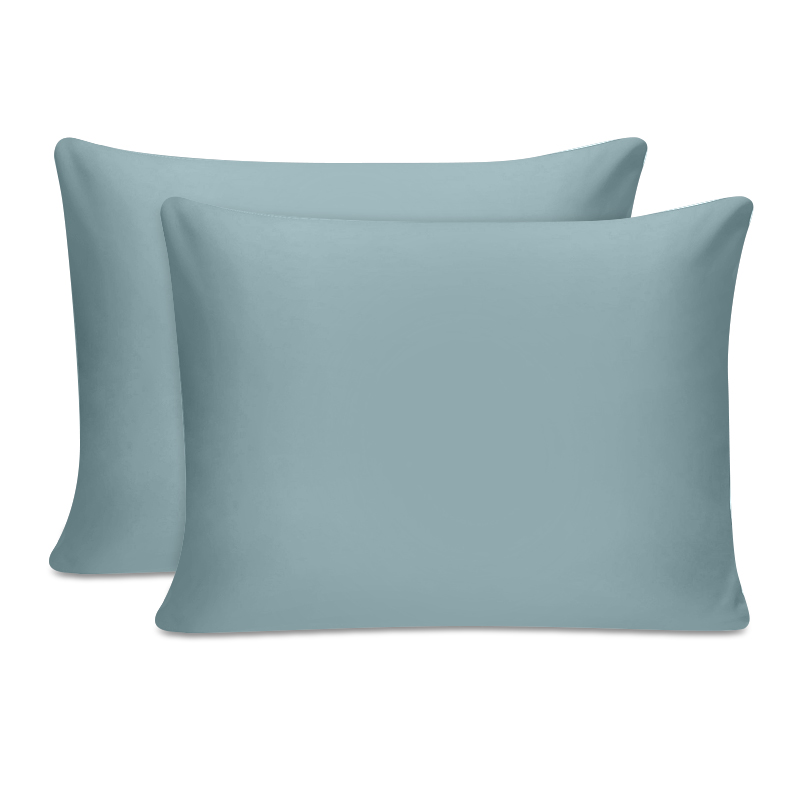 Μαξιλαροθήκες ύπνου Tonne Cotton Box Σετ 2 τμχ χρώμα μέντα 50×80εκ.