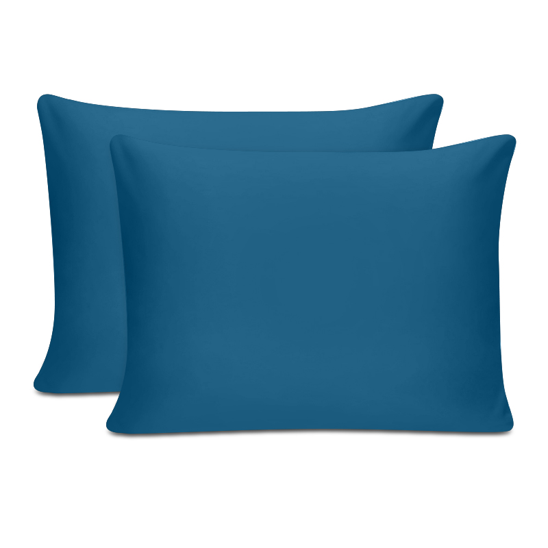Μαξιλαροθήκες ύπνου Tonne Cotton Box Σετ 2 τμχ χρώμα πετρόλ 50×80εκ.