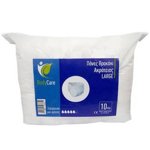 BODYCARE ΠΑΝΑ ΒΡΑΚΑΚΙ LARGE 10τμχ