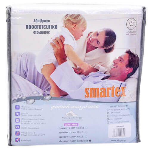 ΕΠΙΣΤΡΩΜΑ ΑΔΙΑΒΡΟΧΟ ΠΕΤΣΕΤΕ 30cm – (180x200cm)