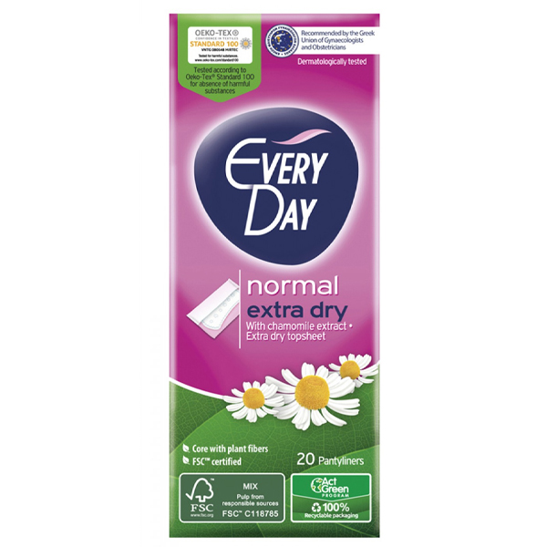 EVERYDAY ΣΕΡΒΙΕΤΑΚΙ EXTRA DRY NORMAL 20τμχ