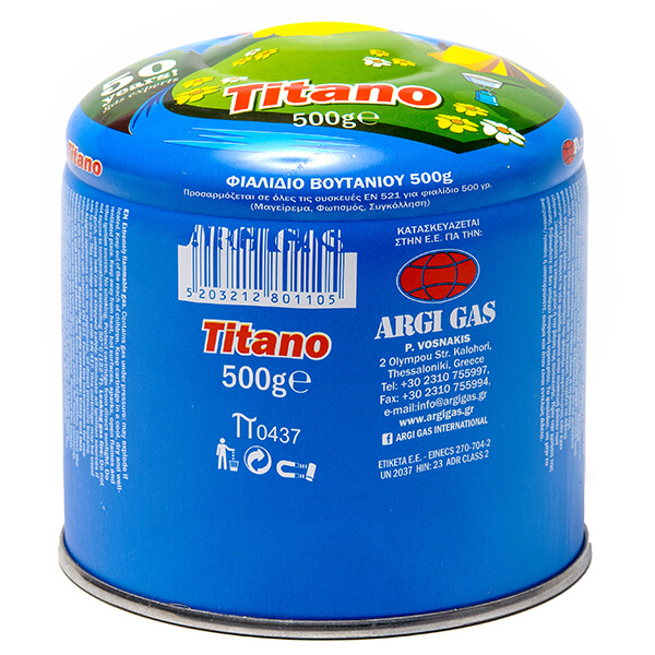 CAMPER GAS ΦΙΑΛΑΚΙ ΑΠΛΟ 500gr.