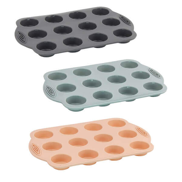 TNS ΦΟΡΜΑ MUFFIN ΣΙΛΙΚΟΝΗΣ 12θέσεων 36Χ19,5Χ2cm