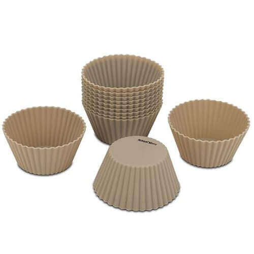 NAVA ΦΟΡΜΑΚΙΑ CUPCAKES ΣΙΛΙΚΟΝΗΣ 7cm 12τμχ