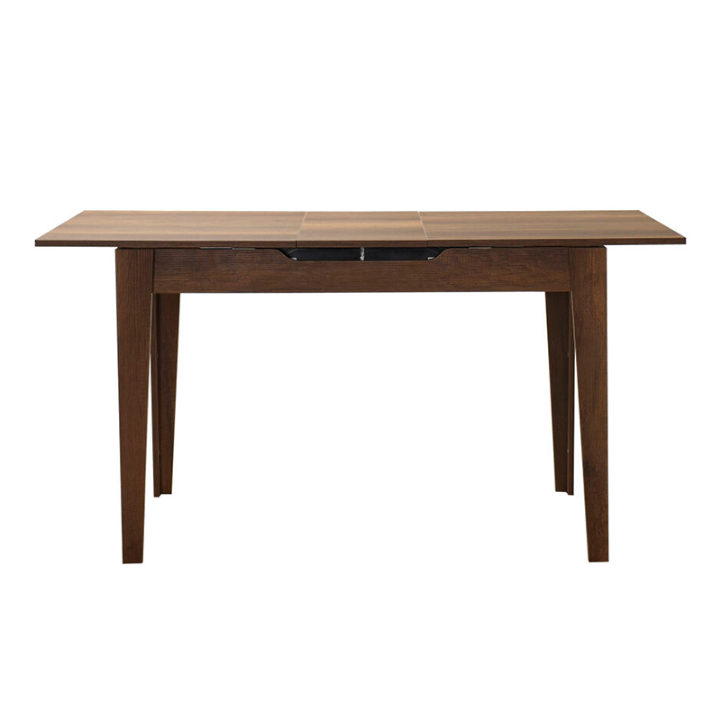 Τραπέζι Trendline Megapap επεκτεινόμενο χρώμα καρυδί 120/150x70x75εκ. - Image 6