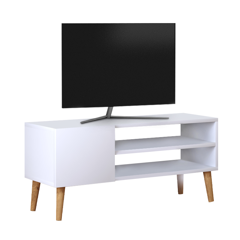 Έπιπλο τηλεόρασης Porto Megapap χρώμα λευκό 90x32x42εκ.