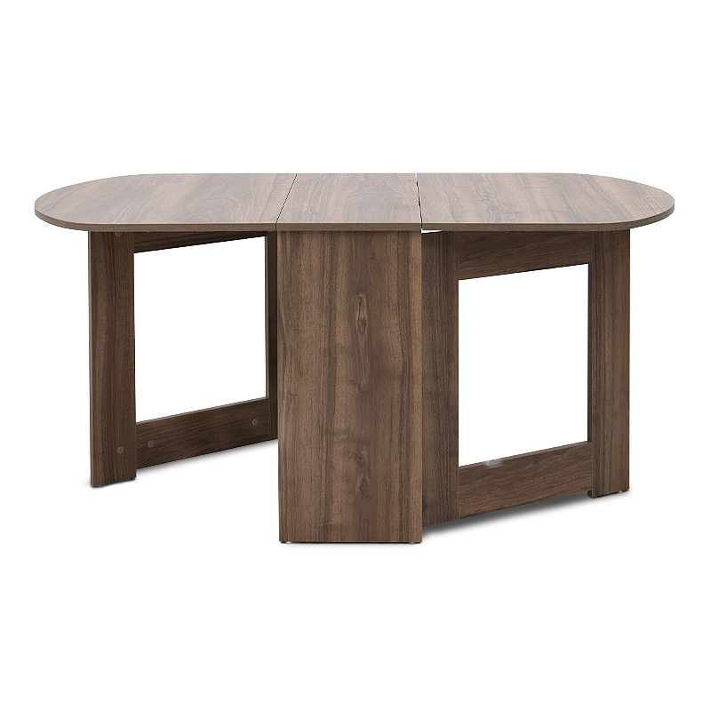 Τραπέζι Winslet Megapap επεκτεινόμενο χρώμα καρυδί 34(63+63)x80x76εκ. - Image 6