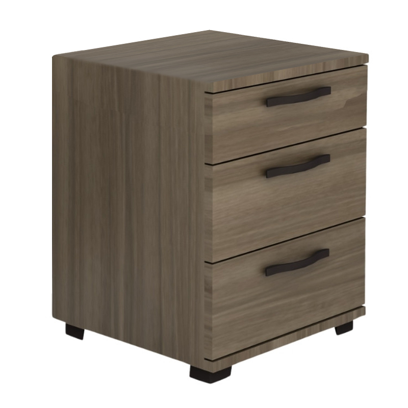 Κομοδίνο – Συρταριέρα γραφείου Roco Megapap χρώμα καρυδί 40x39x57εκ.