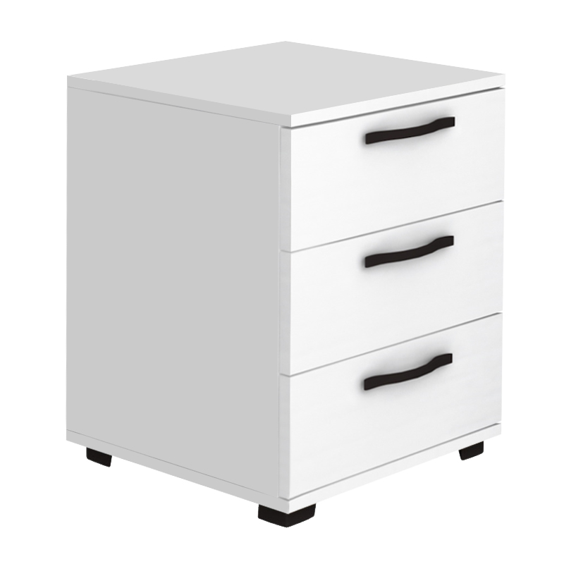 Κομοδίνο – Συρταριέρα γραφείου Roco Megapap χρώμα λευκό 40x39x57εκ.