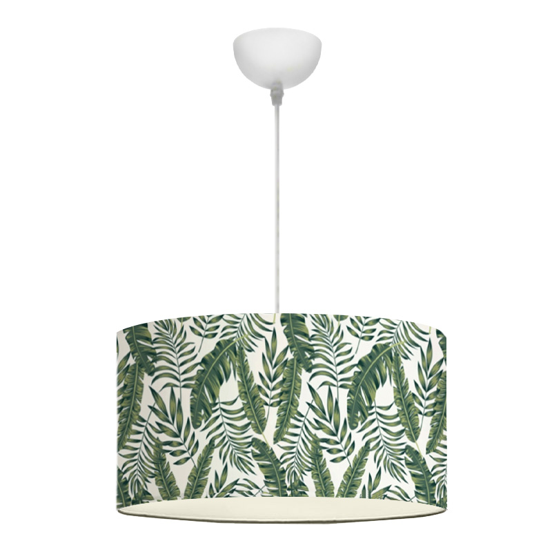 Φωτιστικό οροφής Alamea Megapap E27 υφασμάτινο μονόφωτο πολύχρωμο Φ38×70εκ.