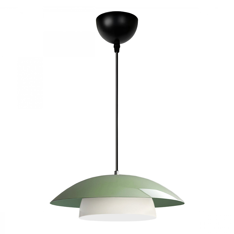 Φωτιστικό οροφής Eliora Megapap E27 μεταλλικό μονόφωτο χρώμα μέντα Ø36×100εκ.