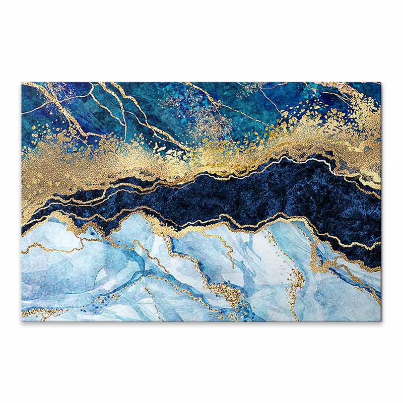 Πίνακας σε καμβά “Deep Blue” Megapap ψηφιακής εκτύπωσης 125x80x3εκ.