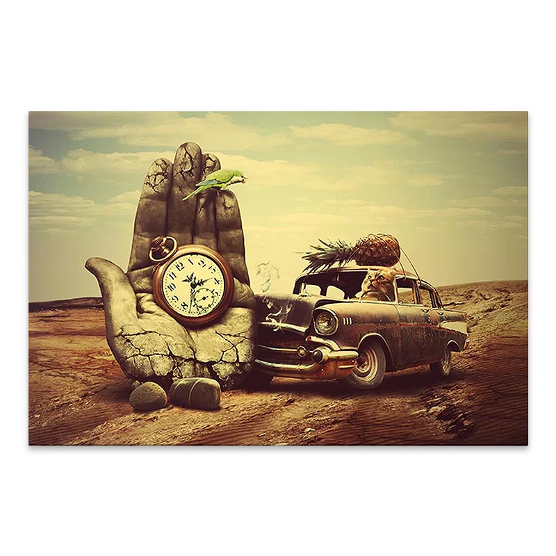 Πίνακας σε καμβά “Dali” Megapap ψηφιακής εκτύπωσης 75x50x3εκ.