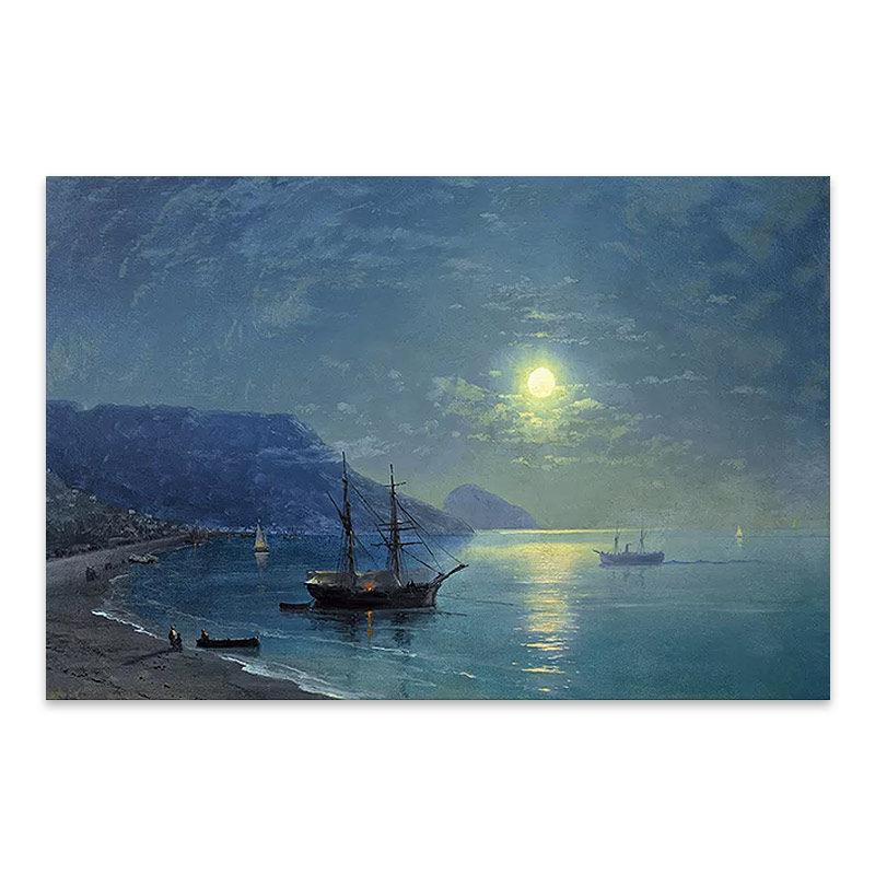 Πίνακας σε καμβά “Night in the Crimea” Megapap ψηφιακής εκτύπωσης 60x40x3εκ.