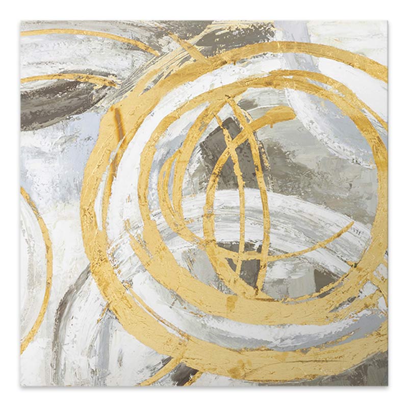 Πίνακας σε καμβά “Exotic Circles” Megapap ψηφιακής εκτύπωσης 50x50x3εκ.