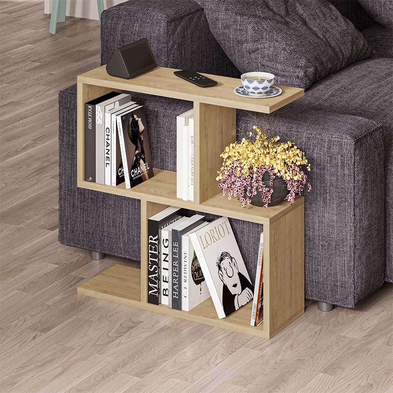 Τραπεζάκι βοηθητικό Homemania Megapap χρώμα sapphire oak 60x20x60εκ.