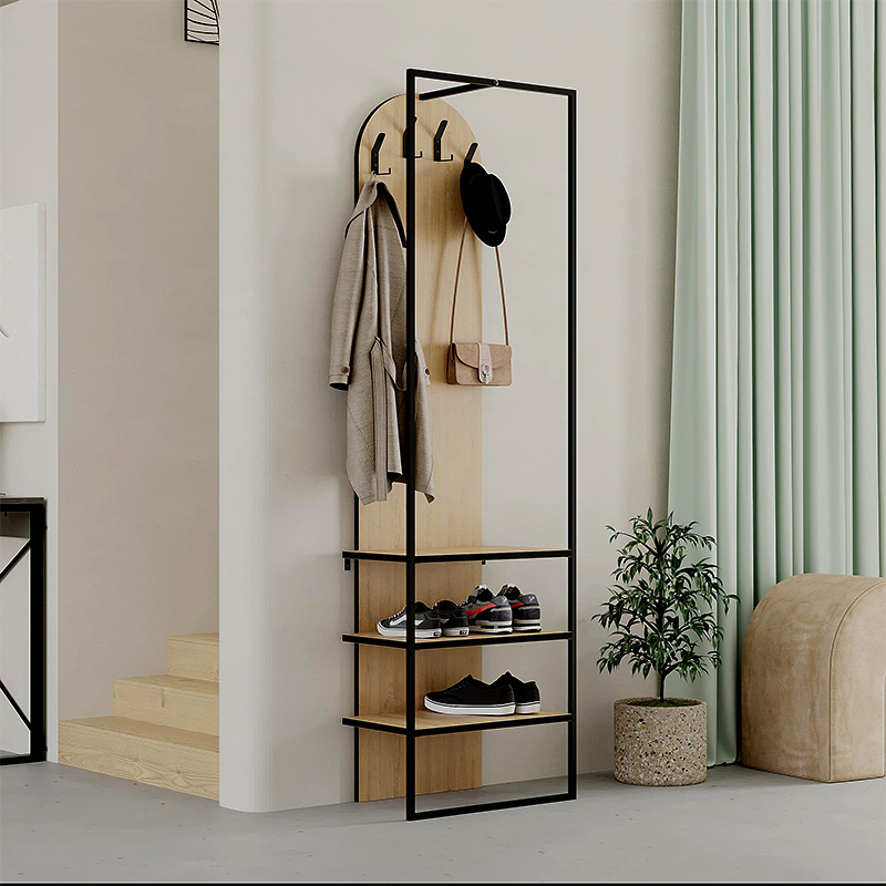 Έπιπλο εισόδου Archy Megapap χρώμα sapphire oak 53×31,7×180εκ.