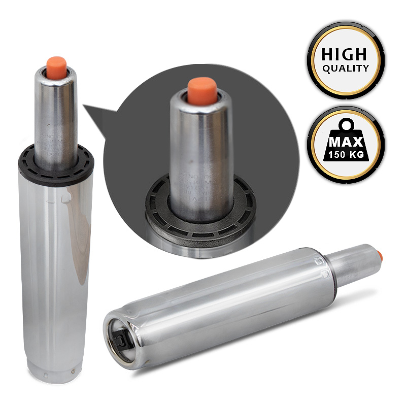 Αμορτισέρ καρέκλας γραφείου Megapap Class-4 υψηλών αντοχών έως 150kg χρώμα ασημί 25 – 35εκ.