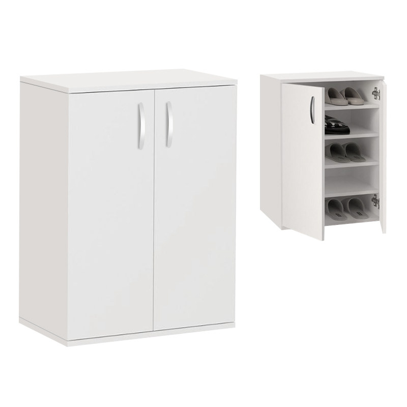 Παπουτσοθήκη – Ντουλάπι Manolo Megapap χρώμα λευκό 60x38x81,4εκ.