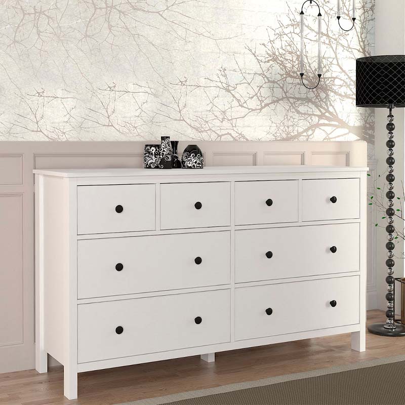 Συρταριέρα – Μπουφές Sabina Megapap χρώμα λευκό 160x50x96εκ.