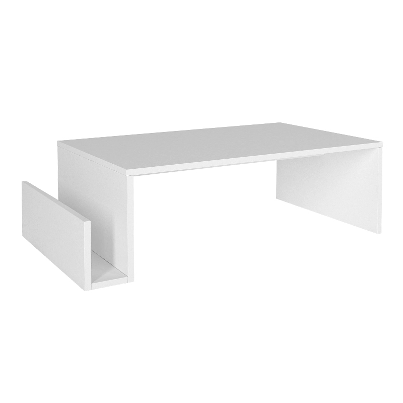 Τραπεζάκι σαλονιού Regnar Megapap χρώμα λευκό 100,6x55x31,8εκ. - Image 6