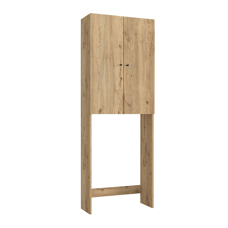 Έπιπλο πλυντηρίου Romme Megapap χρώμα sepet oak 65x27,1x180εκ. - Image 6