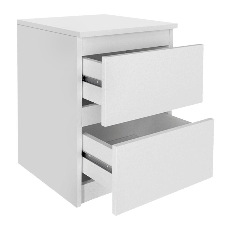 Κομοδίνο Breve Megapap χρώμα λευκό 39,8x41,8x55εκ. - Image 6