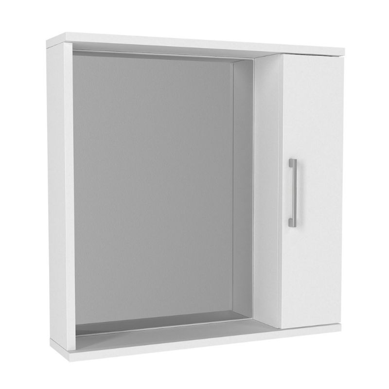 Καθρέπτης μπάνιου Deal Μegapap χρώμα λευκό 65×15,3×65εκ.