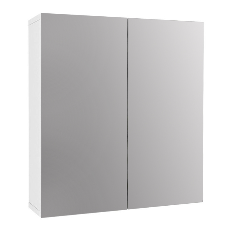 Καθρέπτης μπάνιου Binary Μegapap χρώμα λευκό 60×17,2×65εκ.