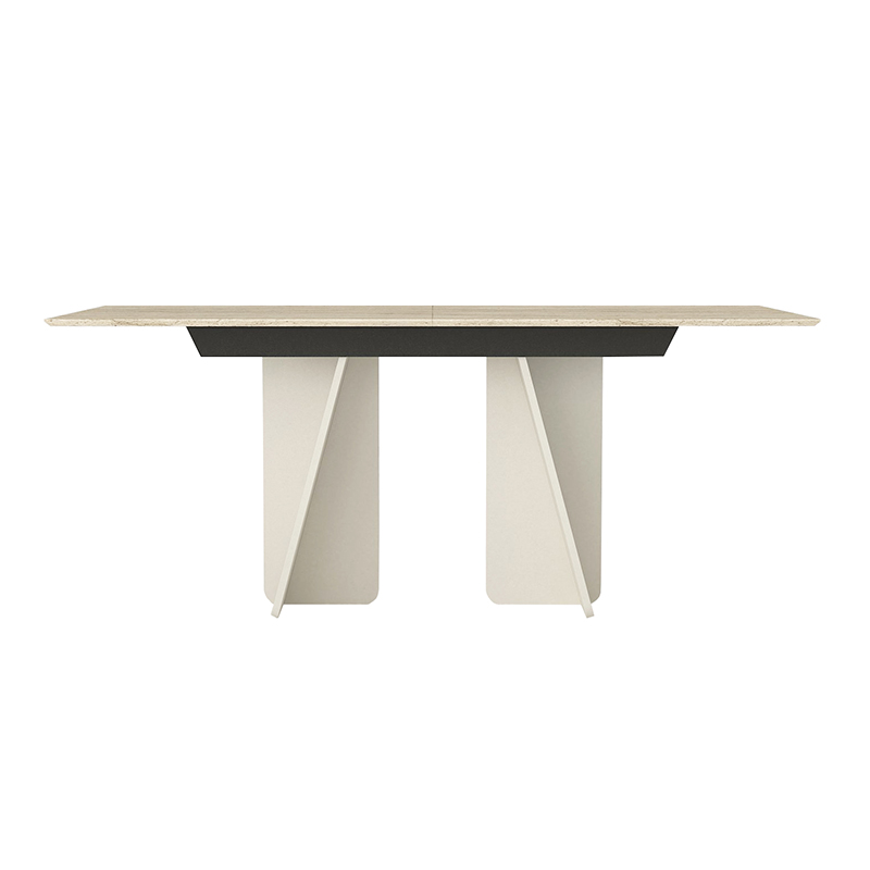 Τραπέζι Sevilla Megapap χρώμα sandstone - travertine 180x90x75εκ. - Image 6