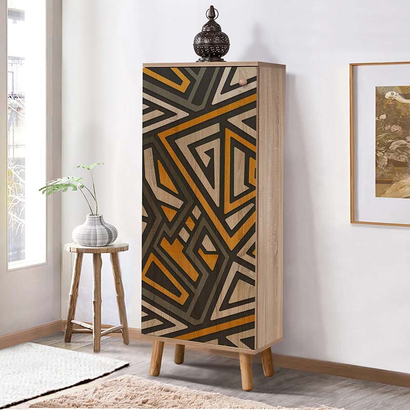 Παπουτσοθήκη – Ντουλάπι Soho Megapap χρώμα sonoma 50x38x135εκ.