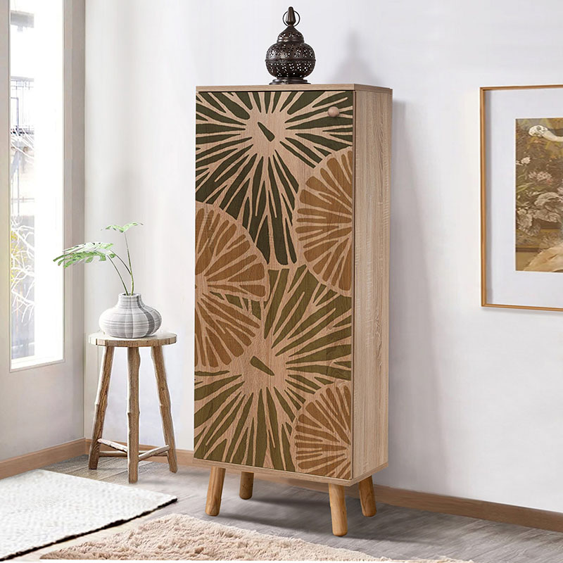 Παπουτσοθήκη – Ντουλάπι Soho Megapap χρώμα sonoma 50x38x135εκ.