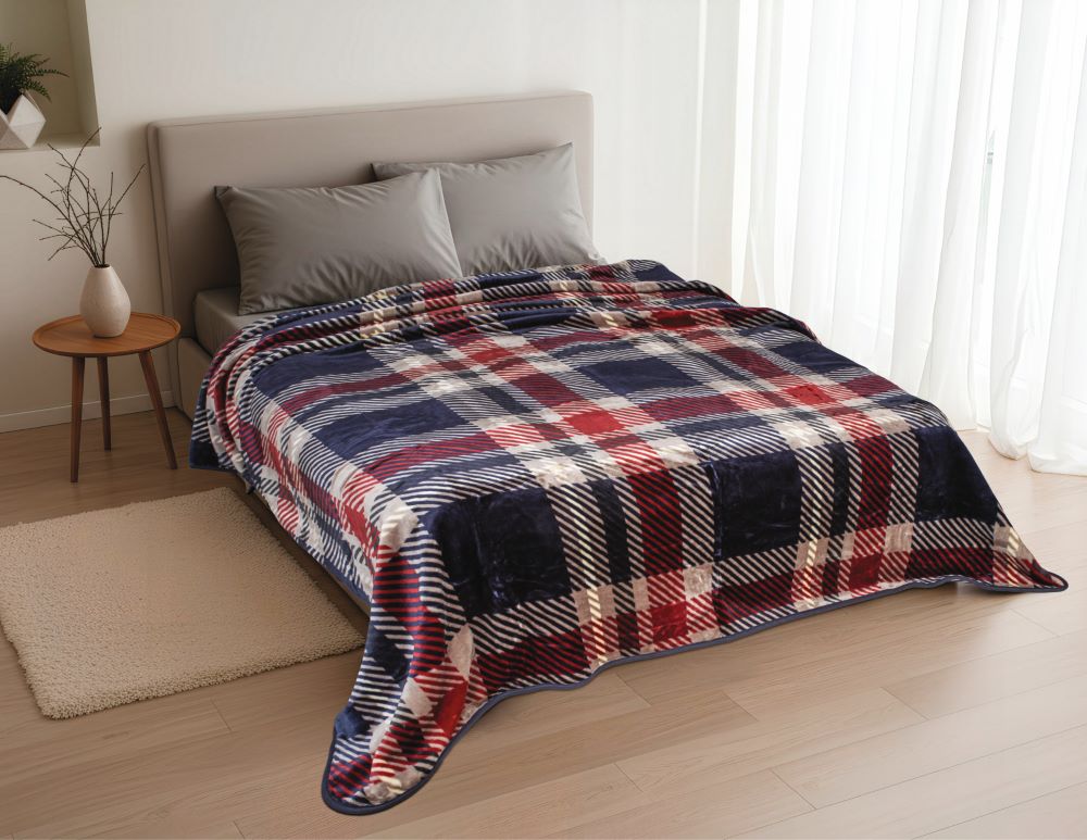 ΚΟΥΒΕΡΤΑ ΚΑΡΟ MARLEY 490gsm ΜΠΛΕ 150Χ220cm