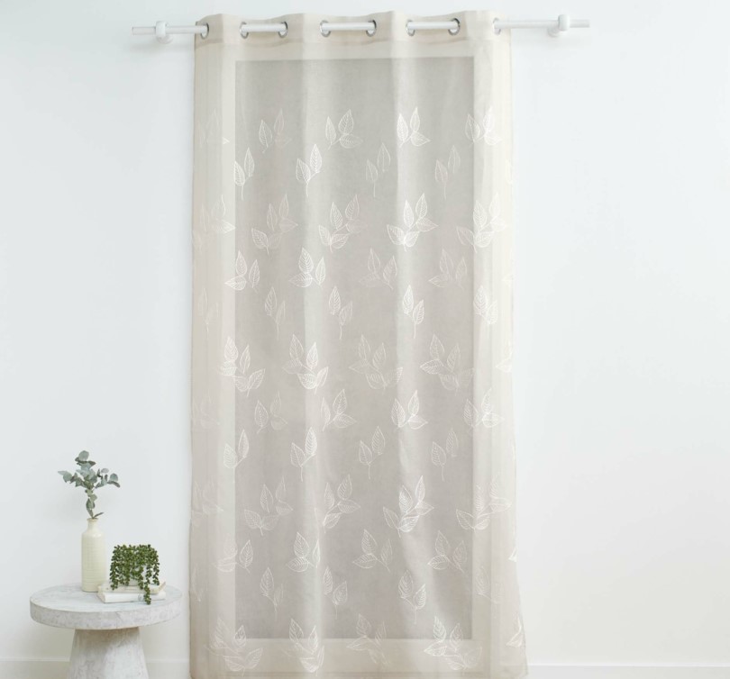 ΚΟΥΡΤΙΝΑ BERRY ΧΡΩΜΑ ΤΕΦΡΑΣ(TAUPE) 140X280cm