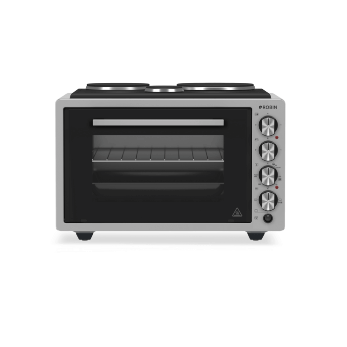 ΗΛΕΚΤΡΙΚΟ KOYZINAKI ROBIN ZK-55 42lt.ΙΝΟΧ ΜΕ 3 ΕΣΤΙΕΣ