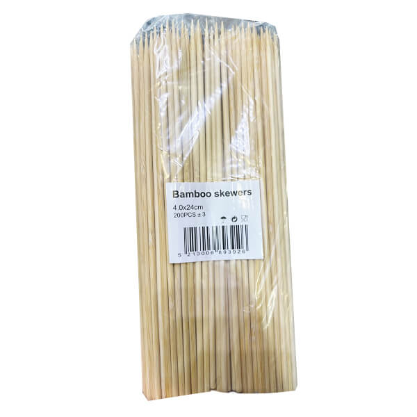 ΞΥΛΑΚΙΑ ΓΙΑ ΣΟΥΒΛΑΚΙΑ ΧΟΝΔΡΑ 24x4cm Συσκ.200τμχ