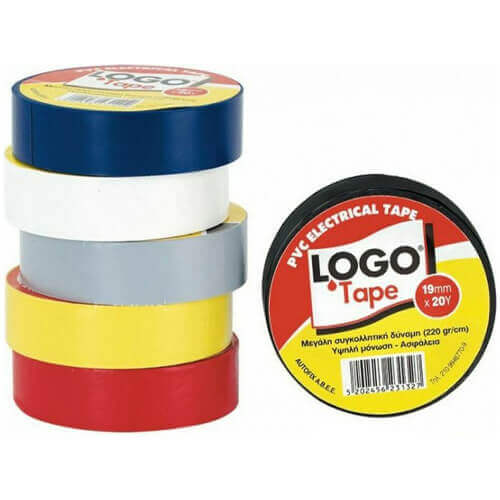 LOGO ECO ΤΑΙΝΙΑ ΜΟΝΩΤΙΚΗ ΛΕΥΚΗ 19mmx20Y