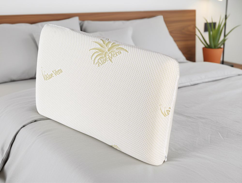 ΜΑΞΙΛΑΡΙ ΥΠΝΟΥ FLAMINGO MEMORY FOAM ALOE VERA 42x70cm