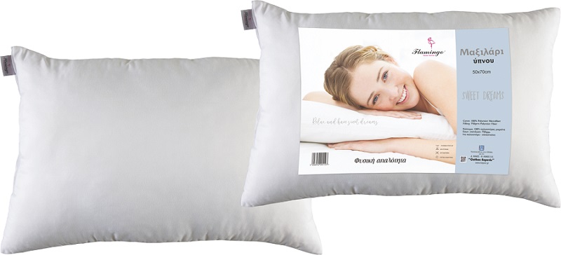 ΜΑΞΙΛΑΡΙ ΥΠΝΟΥ FLAMINGO MICROFIBRA 50x70cm