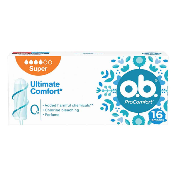 O.B. TAMPONS PROCOMFORT SUPER 16τμχ