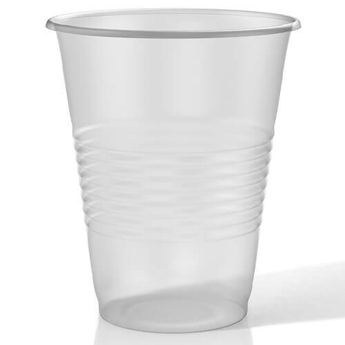 ΠΟΤΗΡΙ ΠΛΑΣΤΙΚΟ ΔΙΑΦΑΝΟ 250ml LUX PLAST 50τμχ