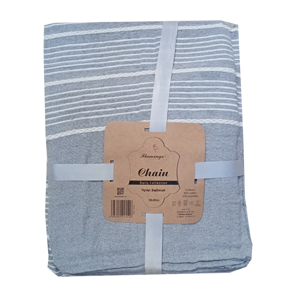 ΡΙΧΤΑΡΙ CHAIN ΑΝΟΙΧΤΟ ΓΚΡΙ 180x300cm