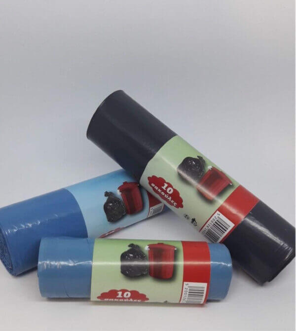 ΣΑΚΟΥΛΑ ΑΠΟΡΡΙΜΑΤΩΝ 72X95 EXTRA ΑΝΤΟΧΗΣ ΡΟΛΟ 10τμχ