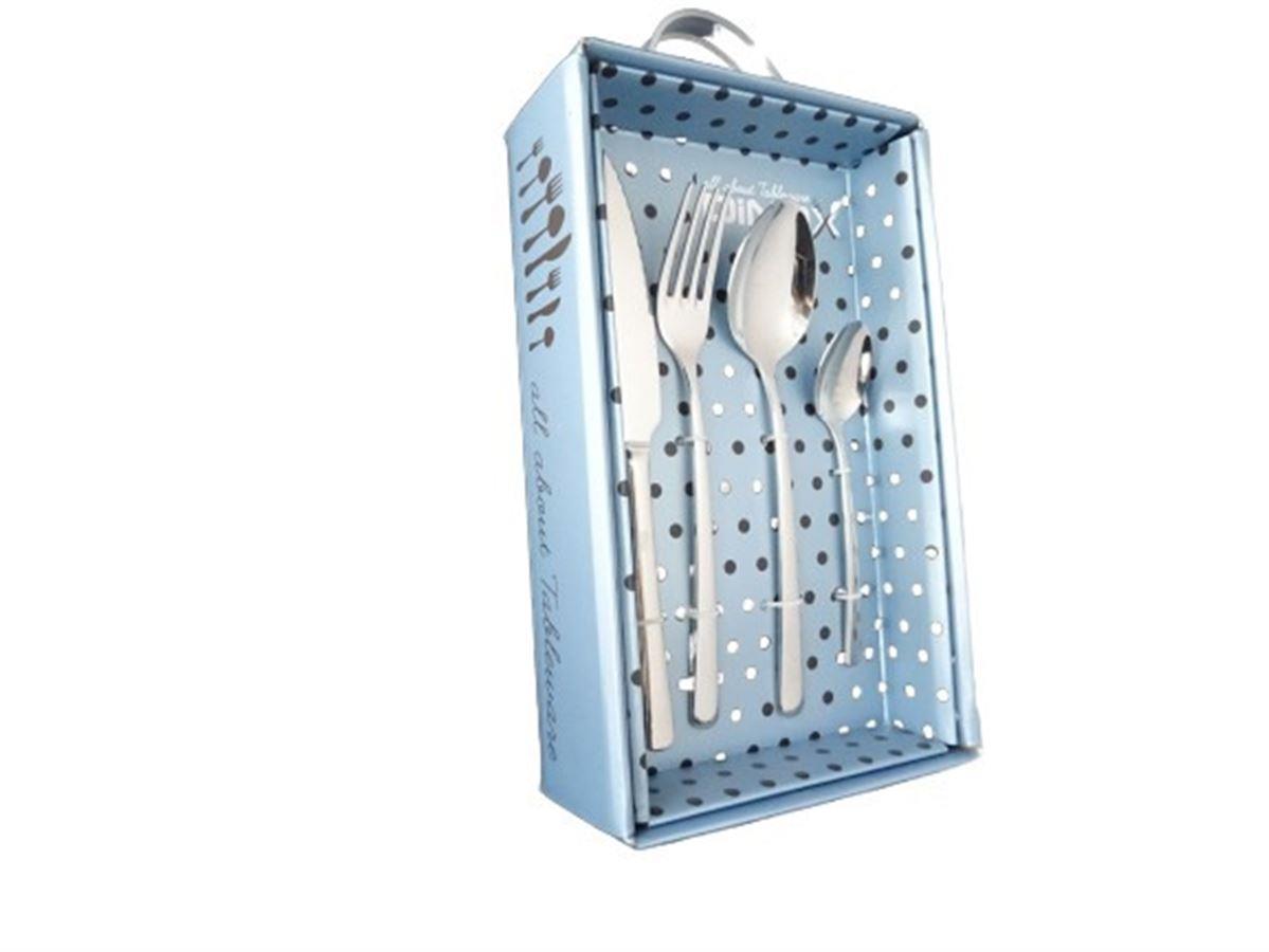 CUBA ΜΑΧΑΙΡΟΠΗΡΟΥΝΑ INOX 18/0 ΣΕΤ 24τμχ