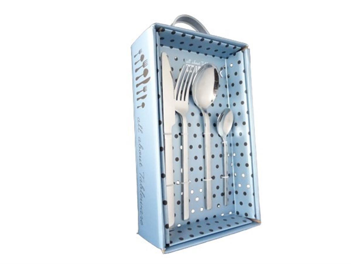 NEON ΜΑΧΑΙΡΟΠΗΡΟΥΝΑ INOX 18/0 ΣΕΤ 24τμχ