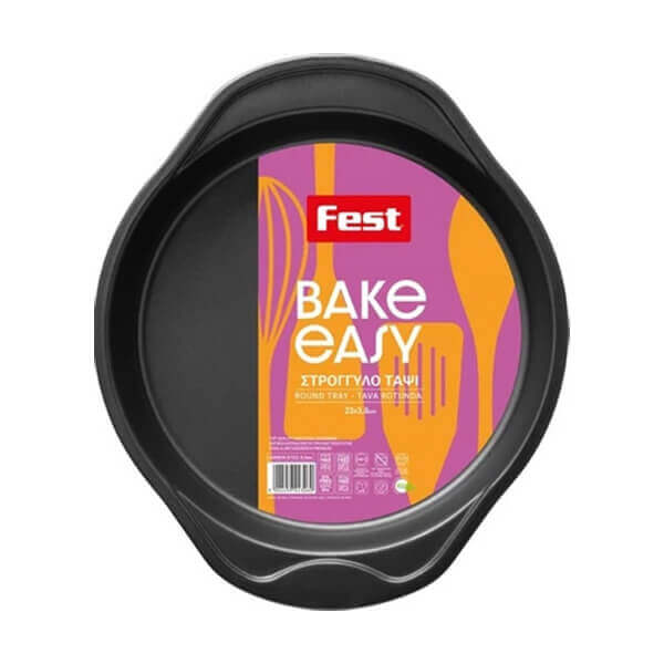 FEST ΤΑΨΙ ΣΤΡΟΓΓΥΛΟ  BAKE EASY 23×3,8cm