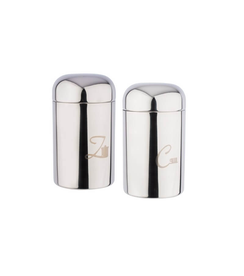 ΣΕΤ ΒΑΖΑ ΑΝΟΞΕΙΔΩΤΑ ΚΑΦΕ-ΖΑΧΑΡΗ MOTTA Φ10cmΧ17cmΥ.