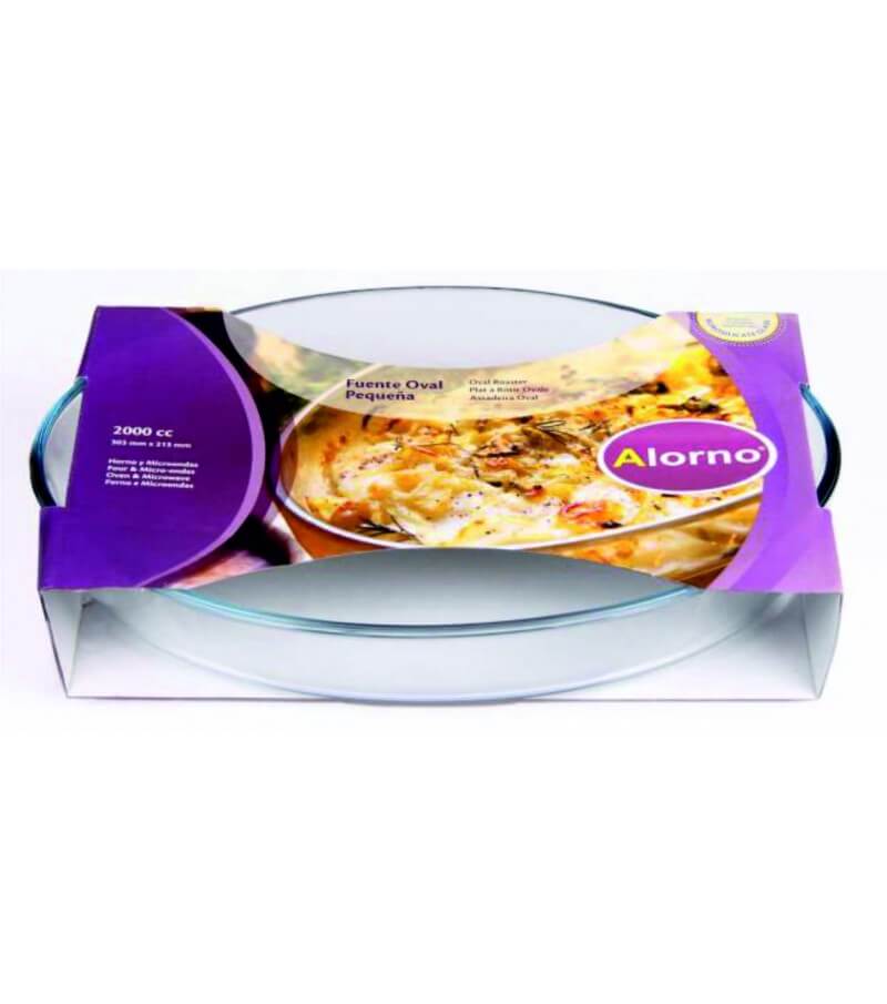 ΤΑΨΙ ΠΥΡΕΞ ΟΒΑΛ ALORNO 2lt (30X21cm)